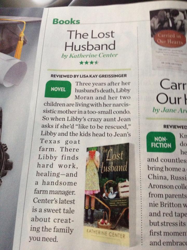 PEOPLE magazine review of the lost husband