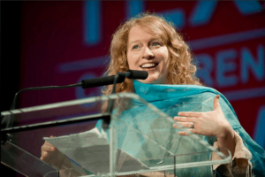 katherine center speaking at the Texas Conference for Women, speaker